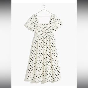 Madewell Lucie Dress in polka dot - sz XS